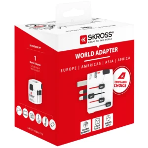 Skross - Världsreseadapter PRO Jordad