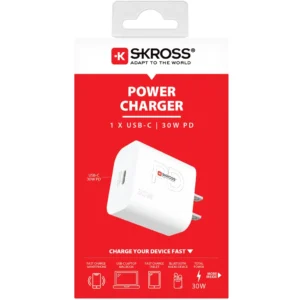 Skross - Reseladdare USA/Japan m.fl. USB-C PD 30W Ojordad
