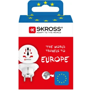 Skross - Reseadapter Världen till Europa Jordad