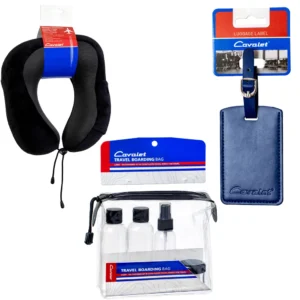 Cavalet - Resekit 1 (Bagagetag, Nackkudde och Reseflaskor)